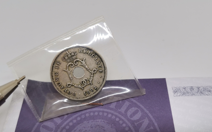 1902 BELÇİKA 5 CENT