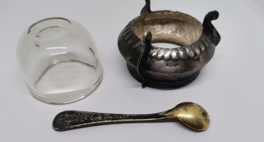 GÜMÜŞ KAPLAMA ANTİKA HAVYARLIK