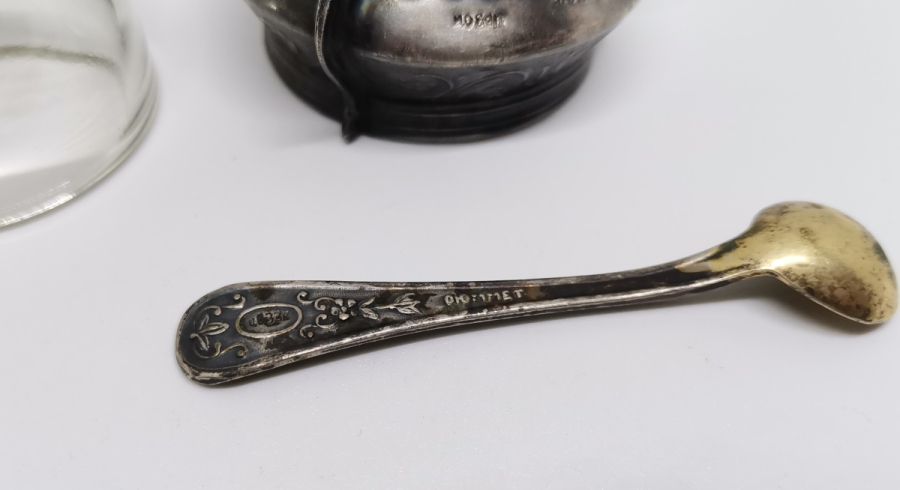 GÜMÜŞ KAPLAMA ANTİKA HAVYARLIK