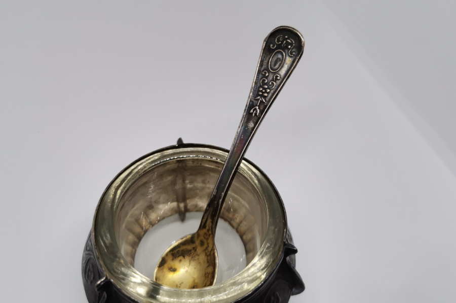 GÜMÜŞ KAPLAMA ANTİKA HAVYARLIK