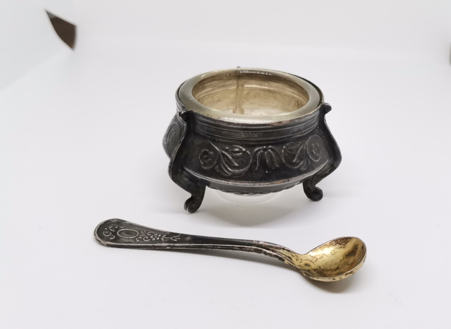 GÜMÜŞ KAPLAMA ANTİKA HAVYARLIK