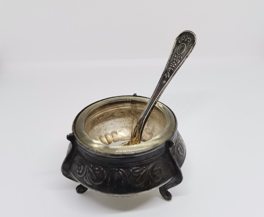 GÜMÜŞ KAPLAMA ANTİKA HAVYARLIK