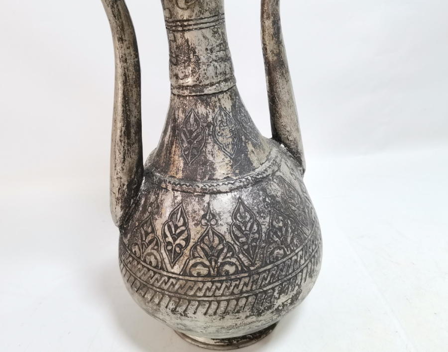 KAVAKLIDERE YAPIMI ANTİKA ÇİFT EMZİKLİ ŞERBET İBRİĞİ