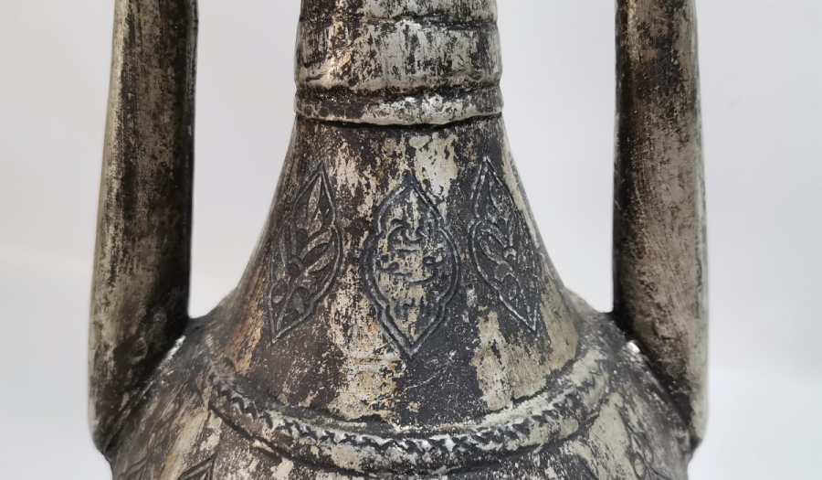 KAVAKLIDERE YAPIMI ANTİKA ÇİFT EMZİKLİ ŞERBET İBRİĞİ