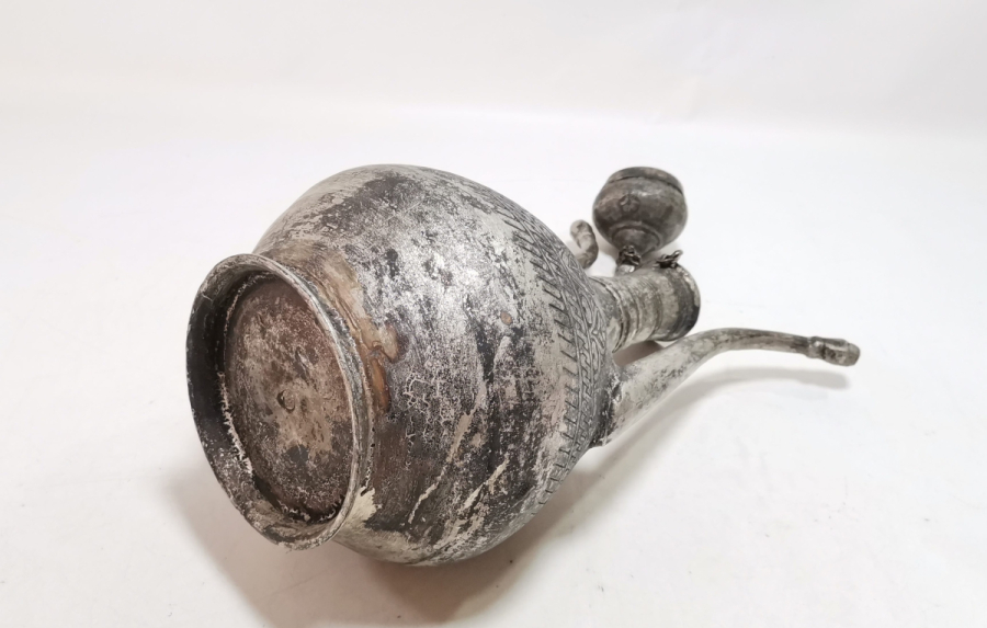 KAVAKLIDERE YAPIMI ANTİKA ÇİFT EMZİKLİ ŞERBET İBRİĞİ