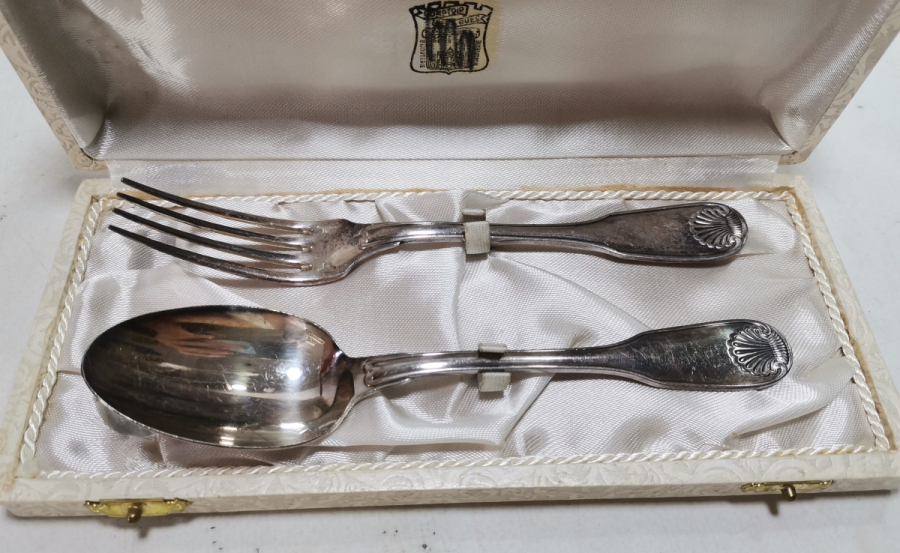 ORİJİNAL KUTUSUNDA ANTİKA CRISTOFLE ÇATAL KAŞIK