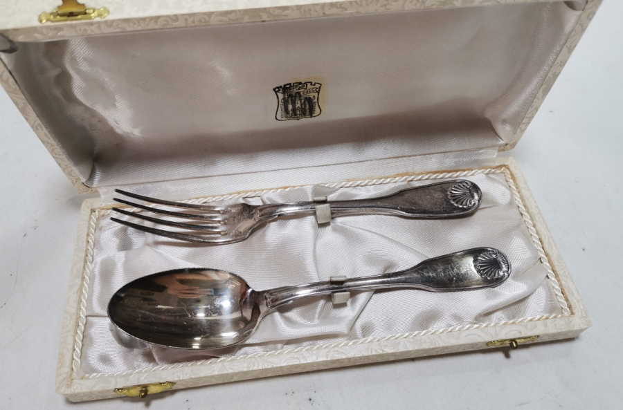 ORİJİNAL KUTUSUNDA ANTİKA CRISTOFLE ÇATAL KAŞIK