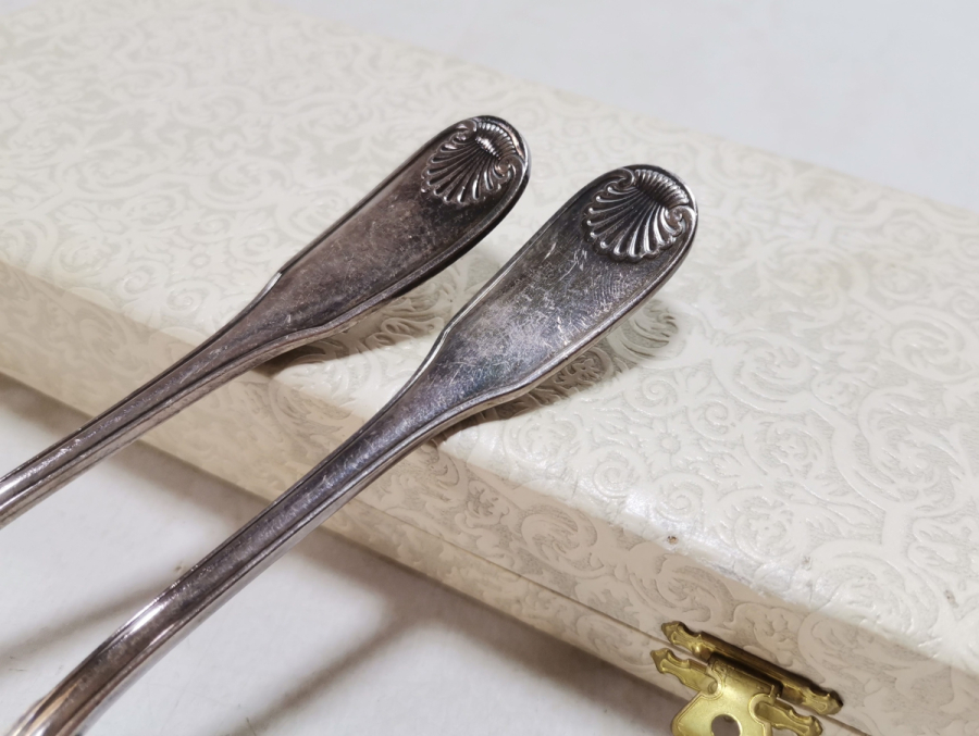 ORİJİNAL KUTUSUNDA ANTİKA CRISTOFLE ÇATAL KAŞIK