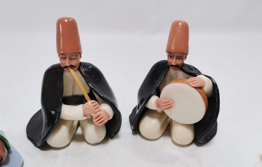 ÖZEL YAPIM MEVLEVİ FİGÜRLER LOTU