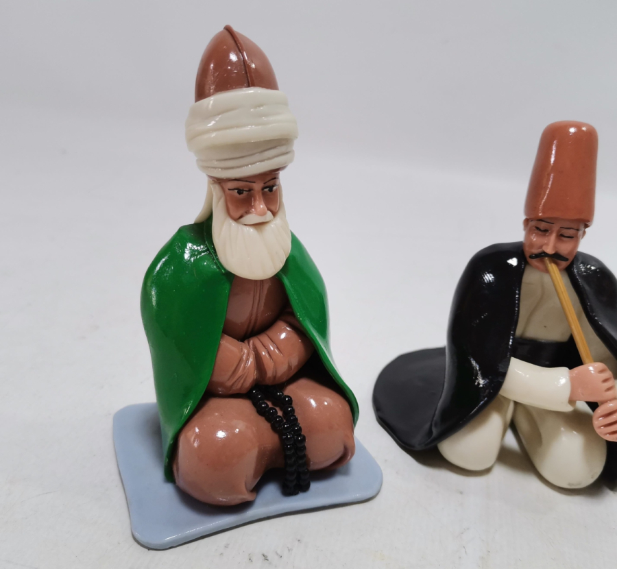 ÖZEL YAPIM MEVLEVİ FİGÜRLER LOTU