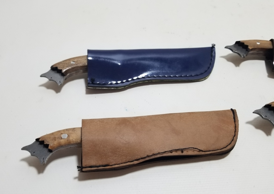 ÖZEL YAPIM KURT BAŞLI KAMPÇI BIÇAKLARI LOTU