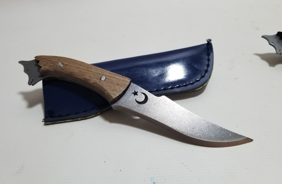 ÖZEL YAPIM KURT BAŞLI KAMPÇI BIÇAKLARI LOTU