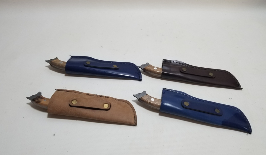 ÖZEL YAPIM KURT BAŞLI KAMPÇI BIÇAKLARI LOTU