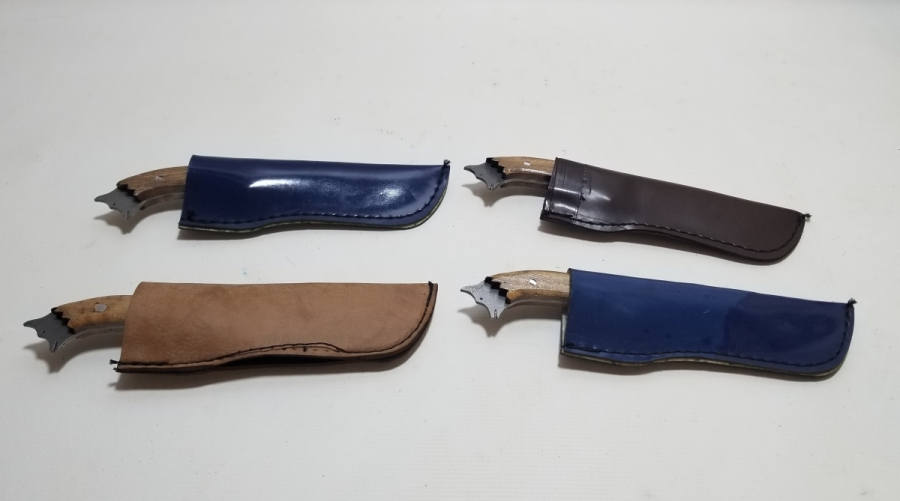 ÖZEL YAPIM KURT BAŞLI KAMPÇI BIÇAKLARI LOTU