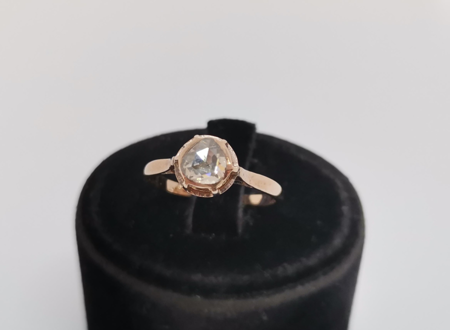 OSMANLI DÖNEMİ İRİ TAŞLI TEK TAŞ YÜZÜK