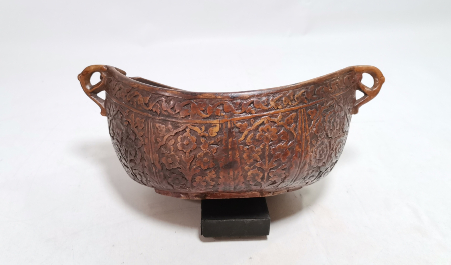 OSMANLI DÖNEMİ ÇOK NADİR AHŞAP KEŞKÜLÜ FUKARA