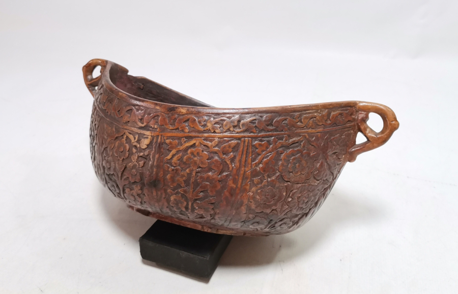 OSMANLI DÖNEMİ ÇOK NADİR AHŞAP KEŞKÜLÜ FUKARA