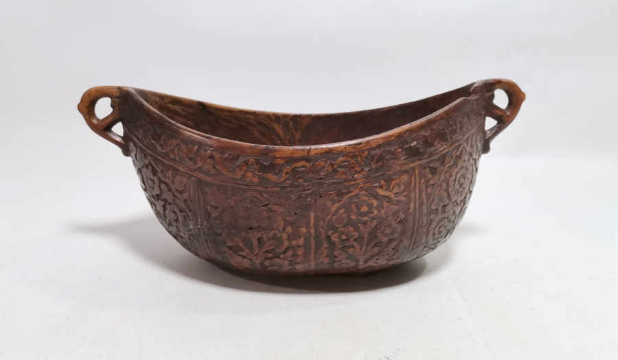 OSMANLI DÖNEMİ ÇOK NADİR AHŞAP KEŞKÜLÜ FUKARA