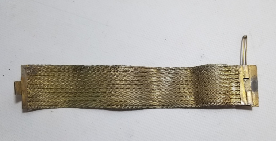 ÜZERİ KALEM İŞÇİLİKLİ OSMANLI DÖNEMİ TRABZON İŞİ HASIR ÖRME GELİN BİLEZİĞİ