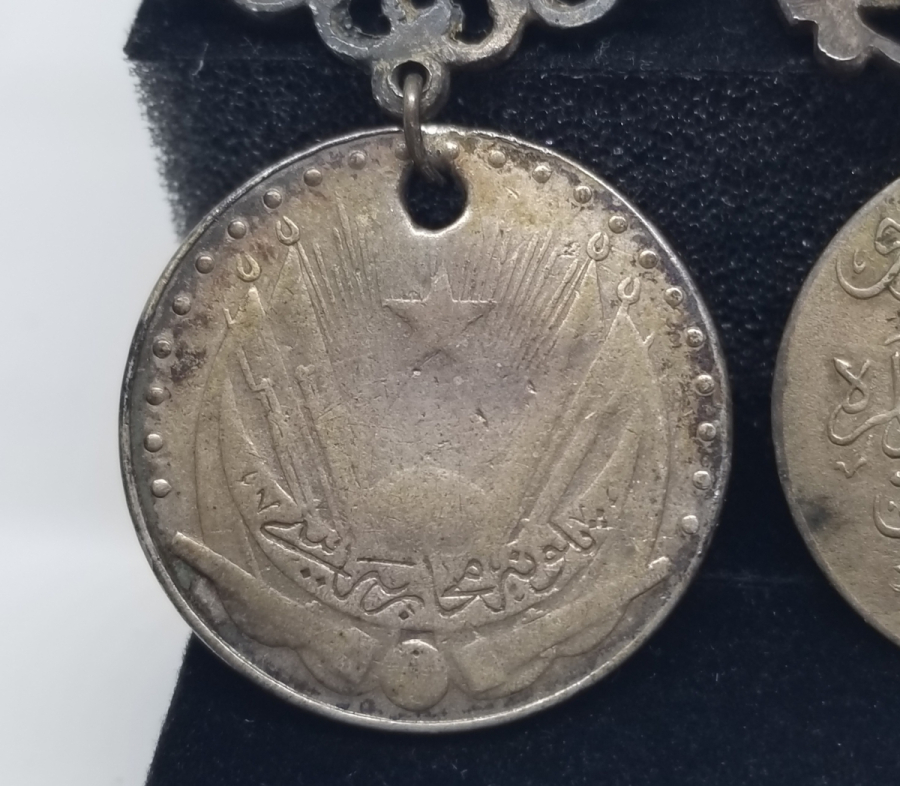 ORİJİNAL BARIYLA GÜMÜŞ PLEVNE VE LİYAKAT MADALYASI SETİ