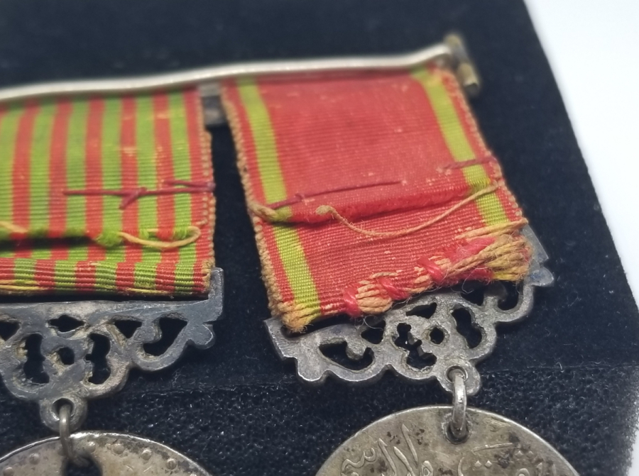 ORİJİNAL BARIYLA GÜMÜŞ PLEVNE VE LİYAKAT MADALYASI SETİ