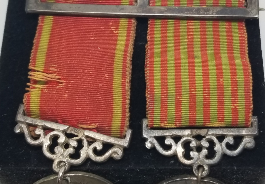 ORİJİNAL BARIYLA GÜMÜŞ PLEVNE VE LİYAKAT MADALYASI SETİ