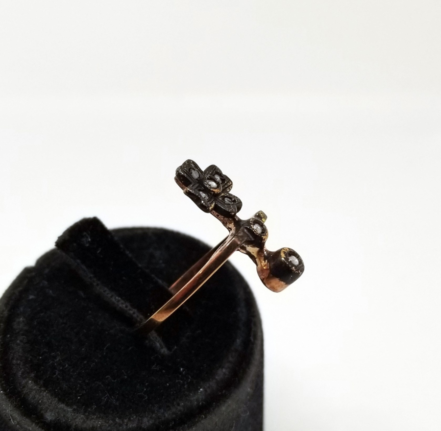 ELMAS TAŞLI RUM MEKİĞİ MODELİ YÜZÜK