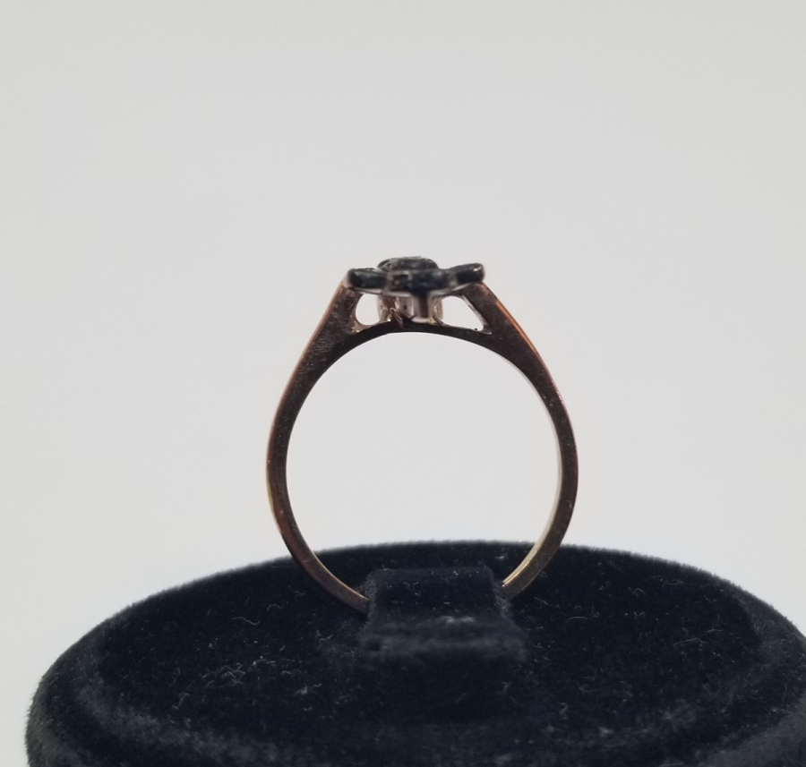 ELMAS TAŞLI RUM MEKİĞİ MODELİ YÜZÜK