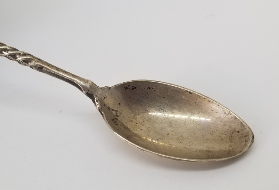 SAPI OSMANLICA YAZILI OSMANLI DÖNEMİ GÜMÜŞ KAŞIK