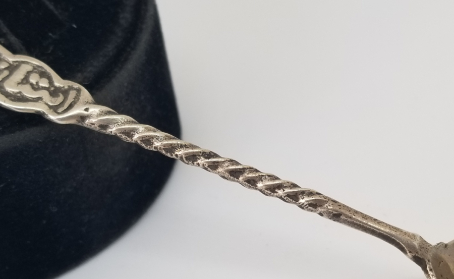 SAPI OSMANLICA YAZILI OSMANLI DÖNEMİ GÜMÜŞ KAŞIK