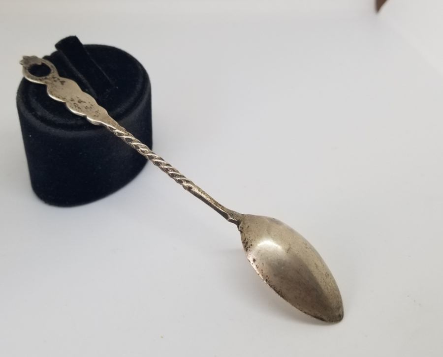 SAPI OSMANLICA YAZILI OSMANLI DÖNEMİ GÜMÜŞ KAŞIK