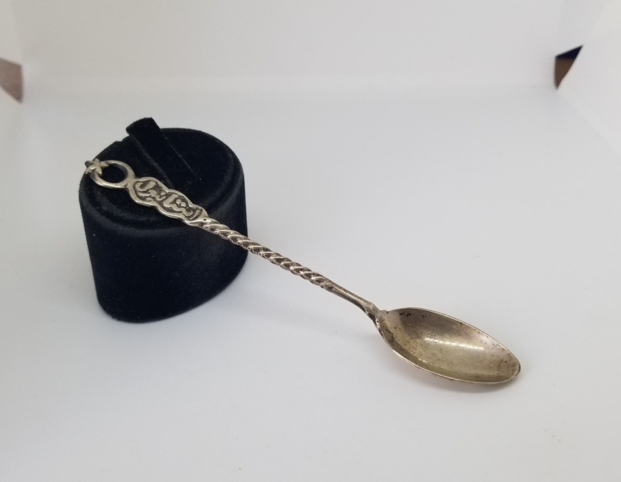 SAPI OSMANLICA YAZILI OSMANLI DÖNEMİ GÜMÜŞ KAŞIK