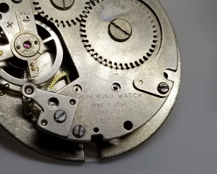 ALTIN KAPLAMA ANTİKA KURMALI ZENNE CEP SAATİ