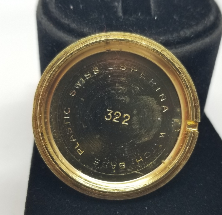 ALTIN KAPLAMA ANTİKA KURMALI ZENNE CEP SAATİ