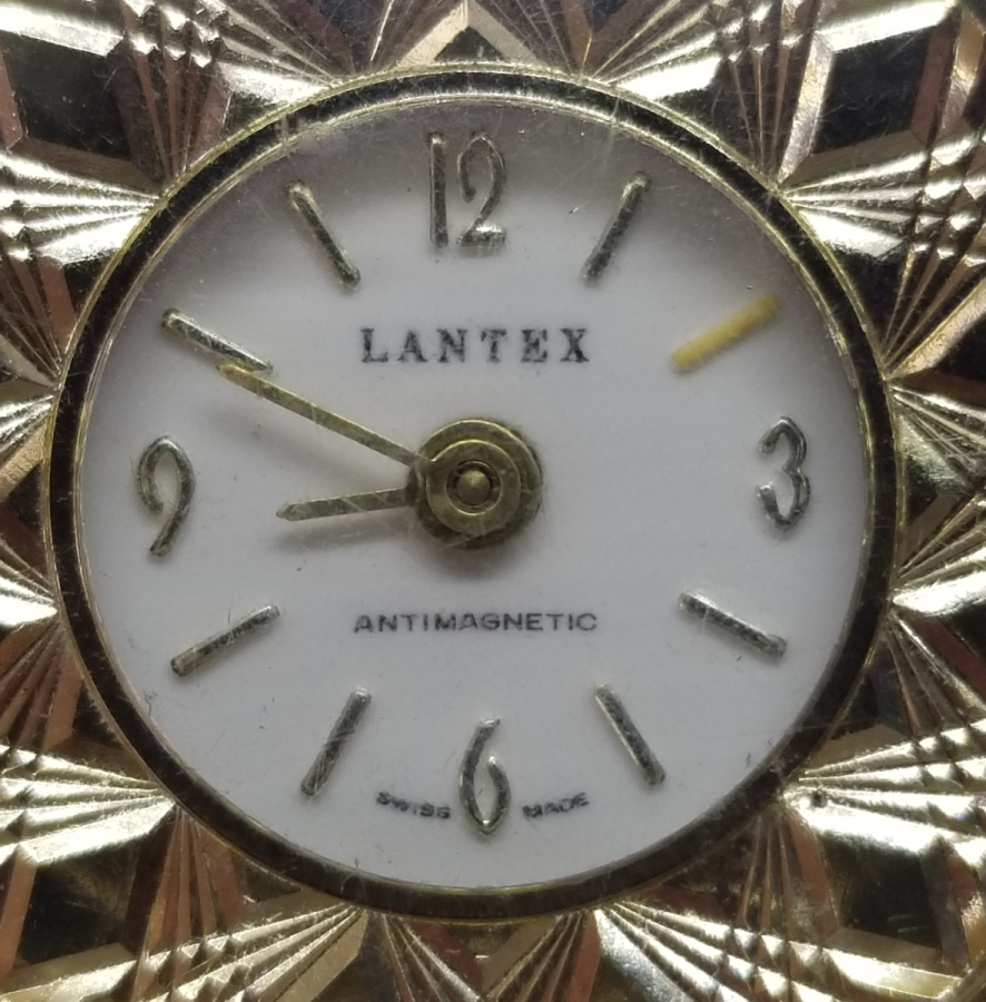 ALTIN KAPLAMA ANTİKA KURMALI ZENNE CEP SAATİ