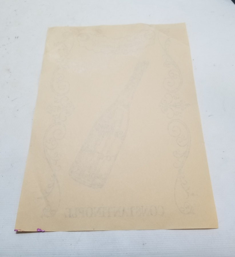 OSMANLI DÖNEMİ ÇOK NADİR BOMONTİ GAZOZ REKLAMI AFİŞİ