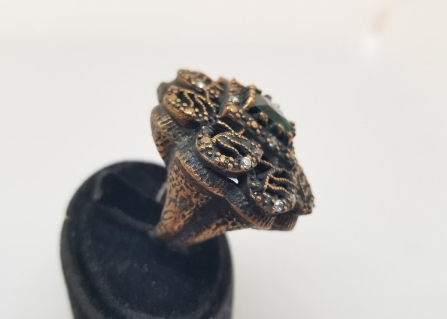 BRONZ VE GÜMÜŞTEN MAMUL ÖZEL YAPIM HÜRREM YÜZÜK