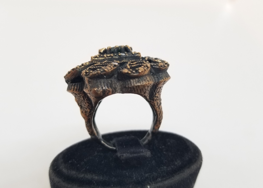 BRONZ VE GÜMÜŞTEN MAMUL ÖZEL YAPIM HÜRREM YÜZÜK