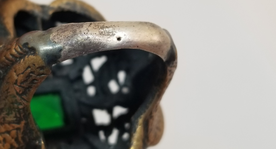 BRONZ VE GÜMÜŞTEN MAMUL ÖZEL YAPIM HÜRREM YÜZÜK