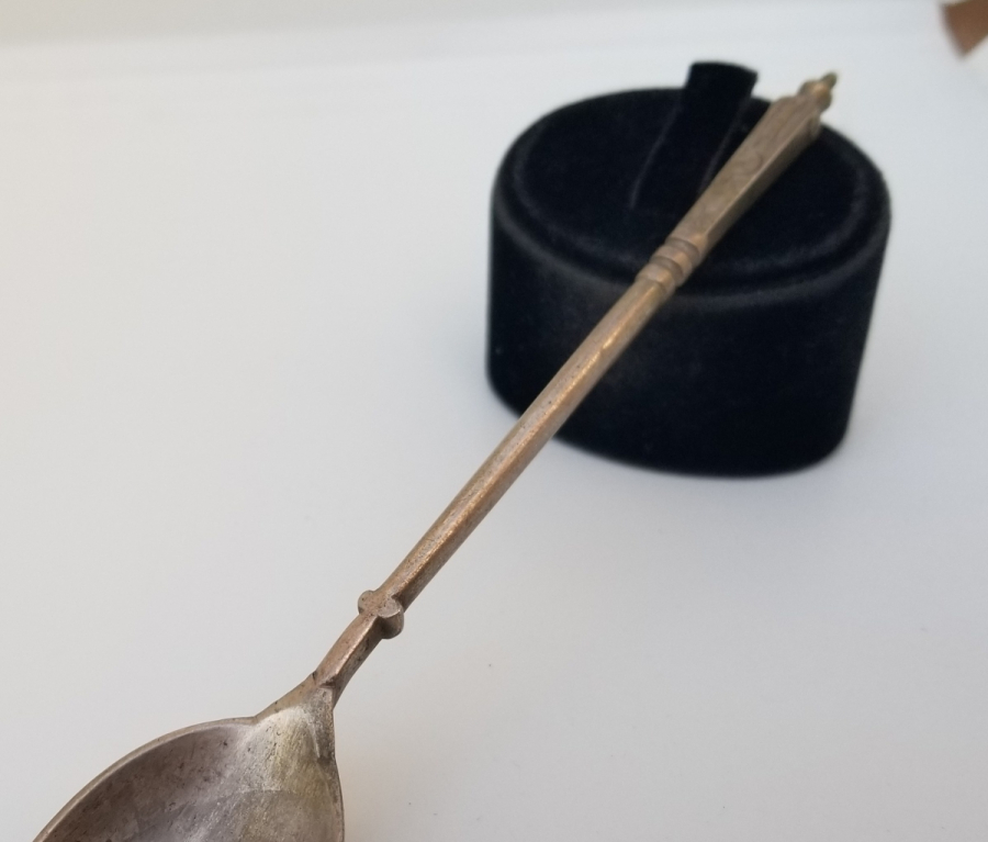 OSMANLI DÖNEMİ KABARTMA İŞÇİLİKLİ GÜMÜŞ KAŞIK