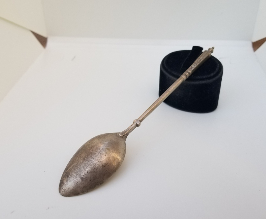 OSMANLI DÖNEMİ KABARTMA İŞÇİLİKLİ GÜMÜŞ KAŞIK