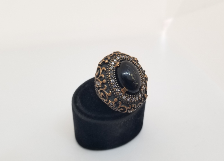 ALLAHU EKBER YAZILI HÜRREM MODEL BÜYÜK BOY ÖZEL YAPIM YÜZÜK