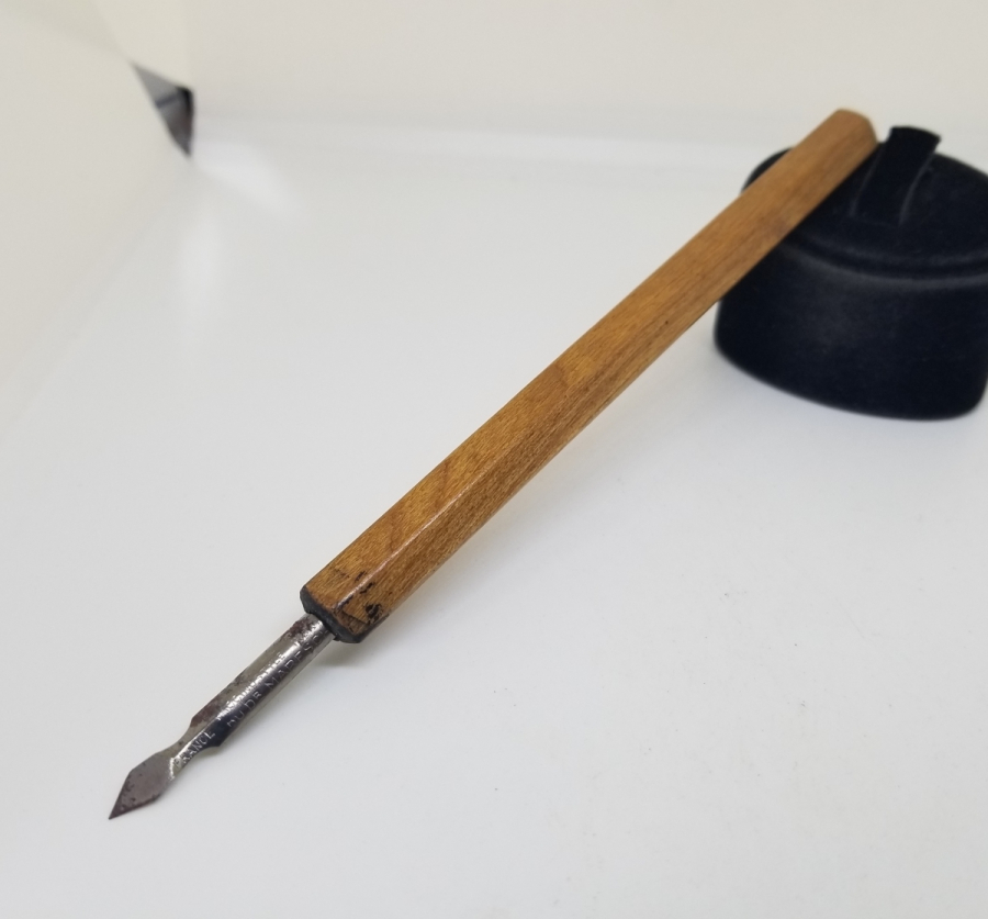 OSMANLI DÖNEMİ EL YAPIMI AHŞAP TUTMAÇLI DİVİT