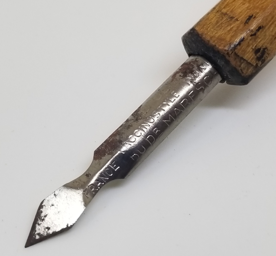 OSMANLI DÖNEMİ EL YAPIMI AHŞAP TUTMAÇLI DİVİT