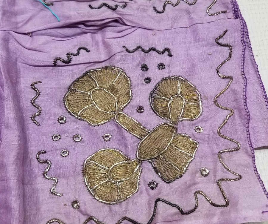 GÜMÜŞ TELKIRMA İŞÇİLİKLİ OSMANLI DÖNEMİ AÇILMAMIŞ SÖZ MENDİLİ