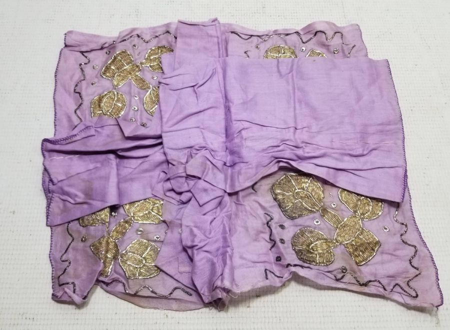 GÜMÜŞ TELKIRMA İŞÇİLİKLİ OSMANLI DÖNEMİ AÇILMAMIŞ SÖZ MENDİLİ