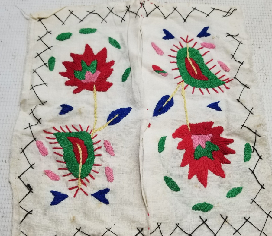 OSMANLI DÖNEMİ EL İŞİ KÜTAHYA YÖRESİ SÖZ MENDİLİ