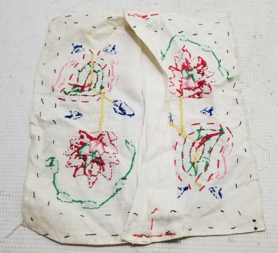 OSMANLI DÖNEMİ EL İŞİ KÜTAHYA YÖRESİ SÖZ MENDİLİ