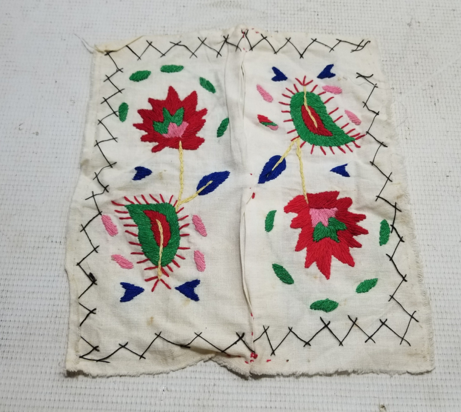 OSMANLI DÖNEMİ EL İŞİ KÜTAHYA YÖRESİ SÖZ MENDİLİ