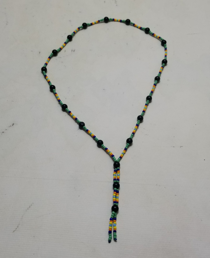 BÜYÜK BOY ANTİKA BONCUK İŞİ KOLYE